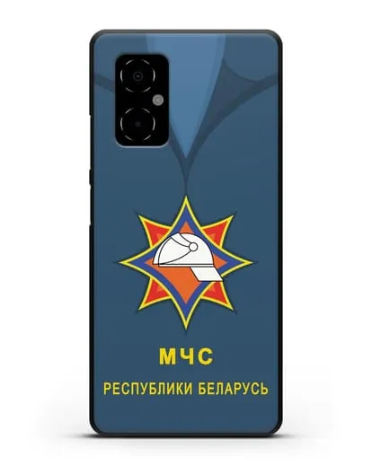 Чехол Китель с эмблемой МЧС Республики Беларусь силиконовый для Xiaomi Poco M4 5G