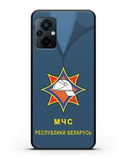 Чехол Китель с эмблемой МЧС Республики Беларусь силиконовый для Xiaomi Poco M5