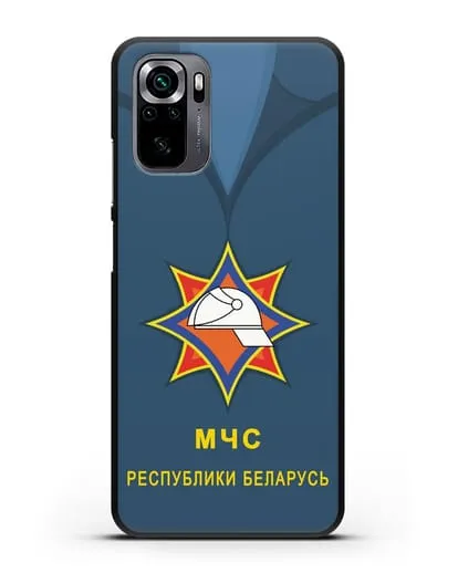 Чехол Китель с эмблемой МЧС Республики Беларусь силиконовый для Xiaomi Poco M5s
