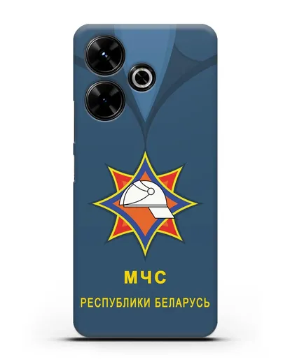 Чехол Китель с эмблемой МЧС Республики Беларусь силиконовый для Xiaomi Poco M6