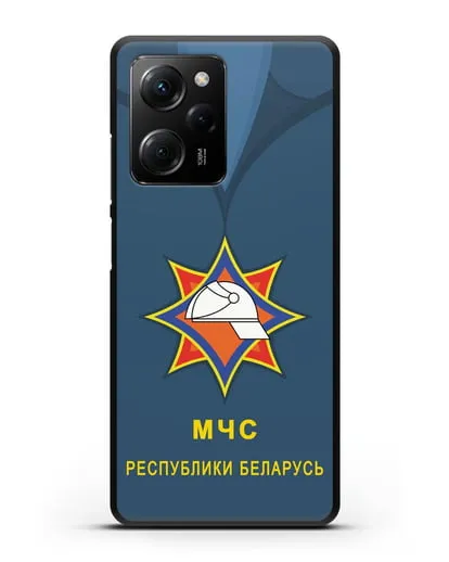 Чехол Китель с эмблемой МЧС Республики Беларусь силиконовый для Xiaomi Poco X5 Pro