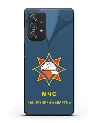 Чехол Китель с эмблемой МЧС Республики Беларусь силиконовый для Samsung Galaxy A53