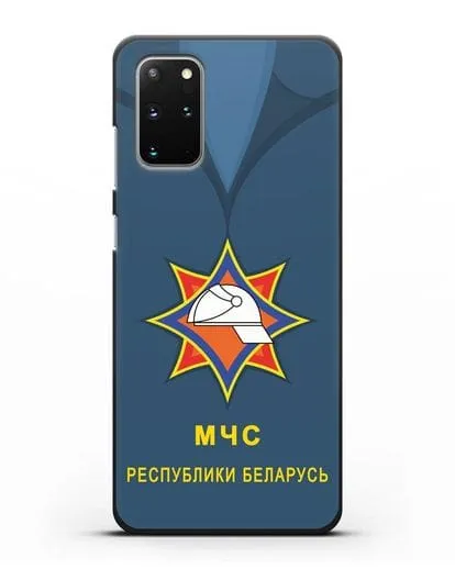 Чехол Китель с эмблемой МЧС Республики Беларусь силиконовый для Samsung Galaxy S20 Plus [SM-G985F]