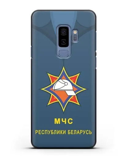 Чехол Китель с эмблемой МЧС Республики Беларусь силиконовый для Samsung Galaxy S9 Plus [SM-G965F]