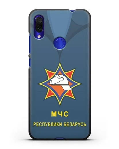 Чехол Китель с эмблемой МЧС Республики Беларусь силиконовый для Xiaomi Redmi Note 7