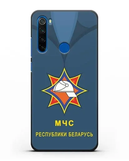 Чехол Китель с эмблемой МЧС Республики Беларусь силиконовый для Xiaomi Redmi Note 8