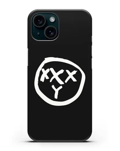 Чехол с логотипом Oxxxy силиконовый для iPhone 15