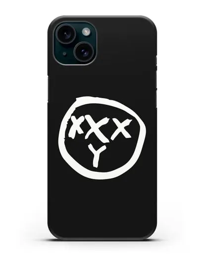 Чехол с логотипом Oxxxy силиконовый для iPhone 15 Plus