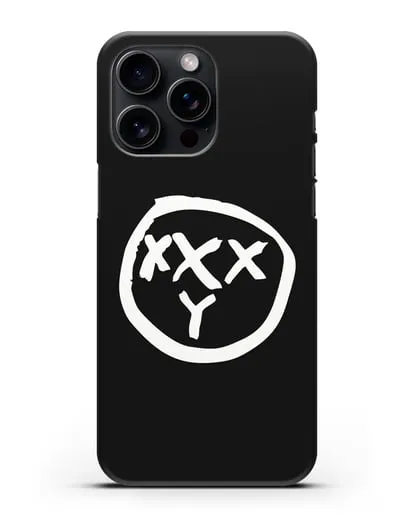 Чехол с логотипом Oxxxy силиконовый для iPhone 15 Pro Max