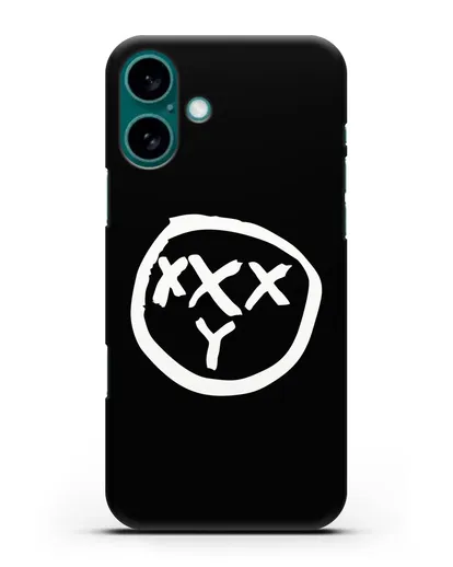 Чехол с логотипом Oxxxy силиконовый для iPhone 16 Plus