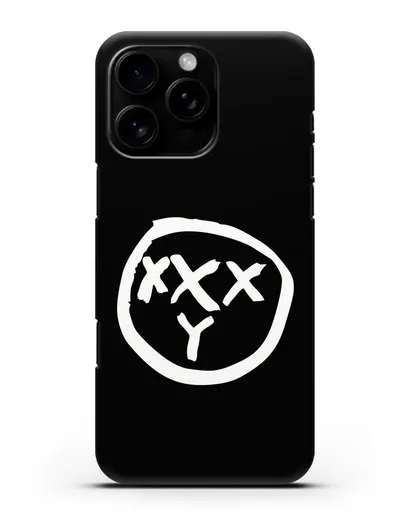 Чехол с логотипом Oxxxy силиконовый для iPhone 16 Pro Max