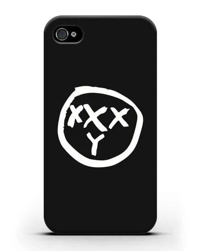 Чехол с логотипом Oxxxy силиконовый для iPhone 4/4s