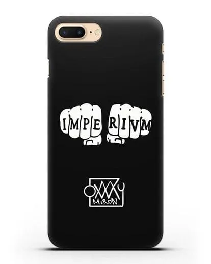 Чехол Imperivm и надписью Oxxxymiron силиконовый для iPhone 8 Plus