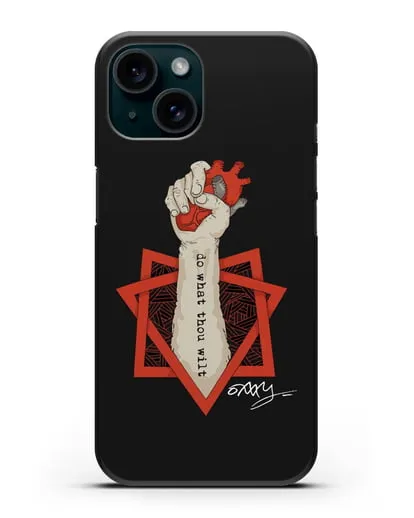Чехол Do what thou wilt силиконовый для iPhone 15