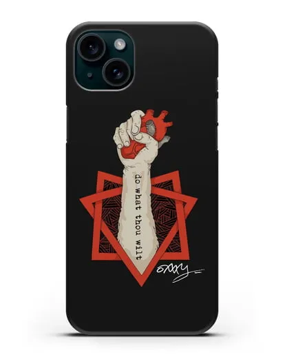 Чехол Do what thou wilt силиконовый для iPhone 15 Plus