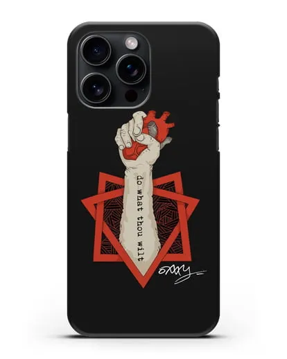 Чехол Do what thou wilt силиконовый для iPhone 15 Pro Max