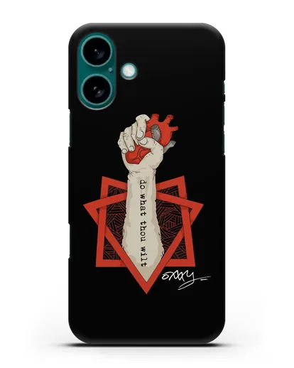 Чехол Do what thou wilt силиконовый для iPhone 16 Plus