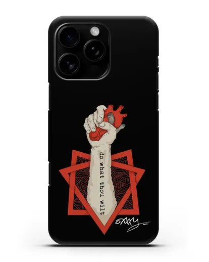 Чехол Do what thou wilt силиконовый для iPhone 16 Pro Max