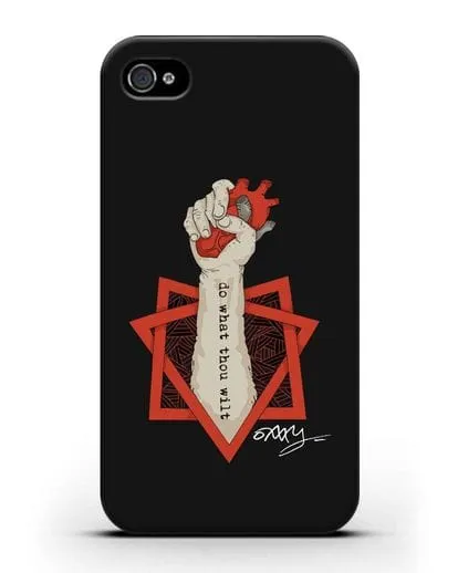 Чехол Do what thou wilt силиконовый для iPhone 4/4s