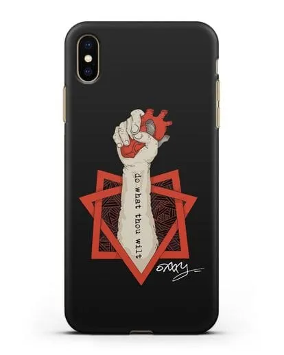 Чехол Do what thou wilt силиконовый для iPhone XS Max