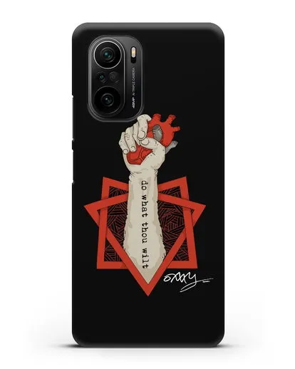 Чехол Do what thou wilt силиконовый для Xiaomi Poco F3