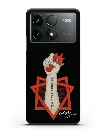 Чехол Do what thou wilt силиконовый для Xiaomi Poco F6 Pro
