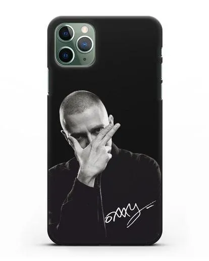 Чехол с фотографией Oxxxymiron силиконовый для iPhone 11 Pro