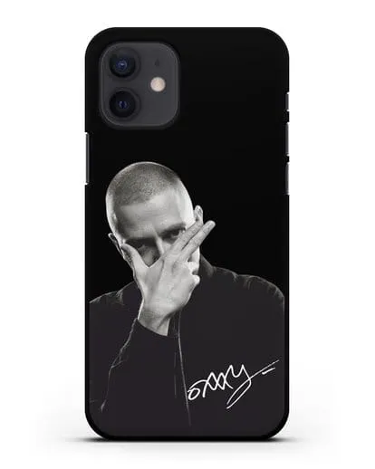 Чехол с фотографией Oxxxymiron силиконовый для iPhone 12