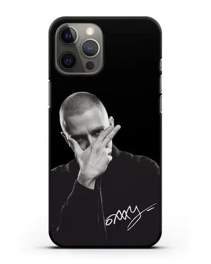 Чехол с фотографией Oxxxymiron силиконовый для iPhone 12 Pro Max