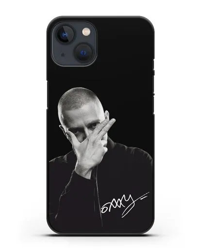 Чехол с фотографией Oxxxymiron силиконовый для iPhone 13 Mini