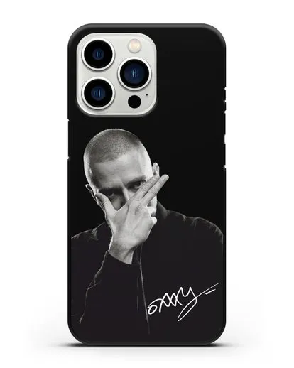 Чехол с фотографией Oxxxymiron силиконовый для iPhone 13 Pro