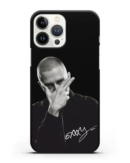 Чехол с фотографией Oxxxymiron силиконовый для iPhone 13 Pro Max