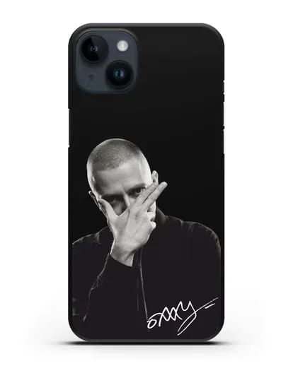 Чехол с фотографией Oxxxymiron силиконовый для iPhone 14 Plus