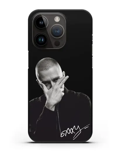 Чехол с фотографией Oxxxymiron силиконовый для iPhone 14 Pro