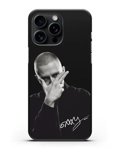 Чехол с фотографией Oxxxymiron силиконовый для iPhone 15 Pro Max