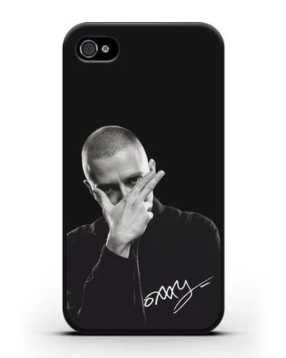 Чехол с фотографией Oxxxymiron силиконовый для iPhone 4/4s