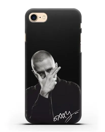 Чехол с фотографией Oxxxymiron силиконовый для iPhone 7