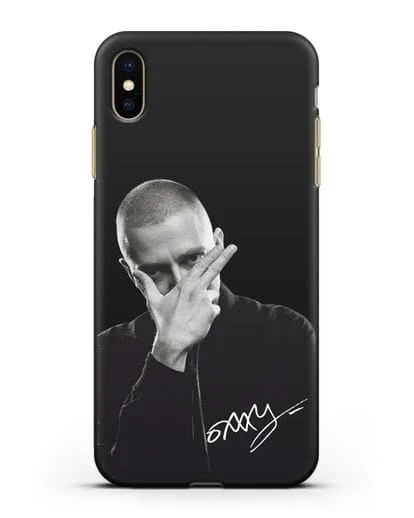 Чехол с фотографией Oxxxymiron силиконовый для iPhone XS Max