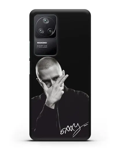 Чехол с фотографией Oxxxymiron силиконовый для Xiaomi Poco F4