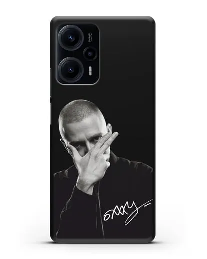 Чехол с фотографией Oxxxymiron силиконовый для Xiaomi Poco F5