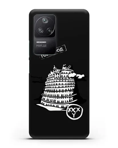 Чехол Горгород Oxxxymiron силиконовый для Xiaomi Poco F4