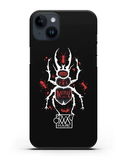 Чехол Жук в муравейнике Oxxxymiron силиконовый для iPhone 14 Plus