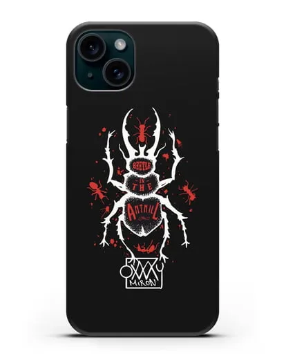 Чехол Жук в муравейнике Oxxxymiron силиконовый для iPhone 15 Plus