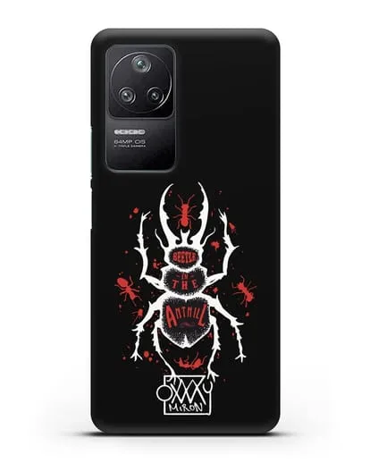 Чехол Жук в муравейнике Oxxxymiron силиконовый для Xiaomi Poco F4