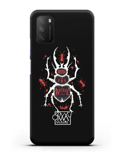 Чехол Жук в муравейнике Oxxxymiron силиконовый для Xiaomi Poco M3