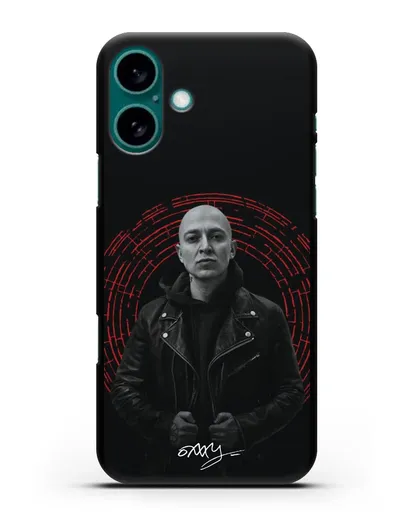 Чехол с изображением Оксимирон силиконовый для iPhone 16 Plus