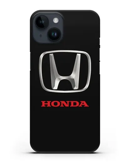 Чехол с логотипом Honda силиконовый для iPhone 14
