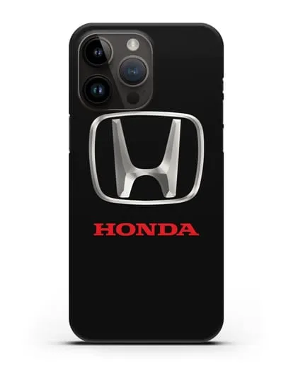 Чехол с логотипом Honda силиконовый для iPhone 14 Pro Max