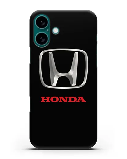 Чехол с логотипом Honda силиконовый для iPhone 16 Plus