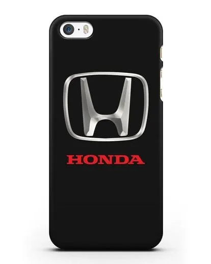 Чехол с логотипом Honda силиконовый для iPhone 5/5s/SE